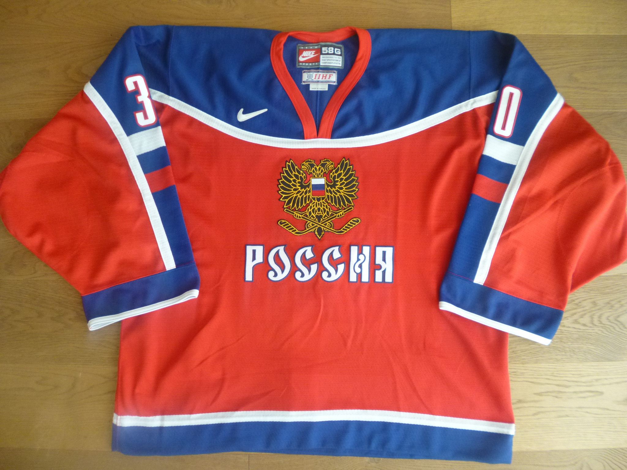 Collection of European / Russian Hockey Game Worn Jerseys (10)